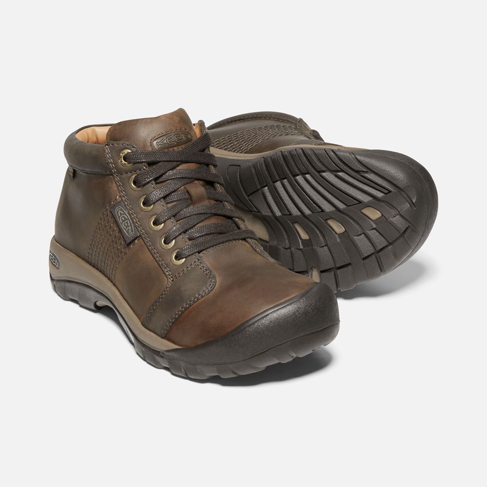 Bottes de Baskets Keen Homme Marron | Austin Waterproof | JHZBF-1968